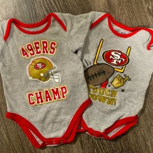 San Francisco 49ers Onsie Set